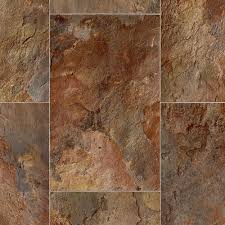 Trafficmaster Rustic Rectangular Slate Clay Residential Vinyl Sheet Sold By 12 Ft Wide X Custom Length U4990 407c917p144 The Home Depot Vinyl Sheets Vinyl Flooring Vinyl Flooring Bathroom