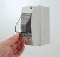 2 Way Distribution Box Din Rail Enclosure Small Plastic Charging Pile