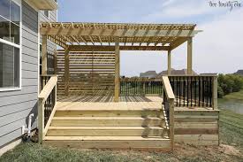 No matter how comfortable the furniture is or. Deck With Pergola Reveal