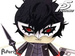Persona 5 Akira Kurusu Aka The Phantom Joker Papercraft Akira Kurusu Akira Persona 5