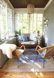 Reveal The Curbly House Front Porch Makeover Small Sunroom Sunroom Decorating Sunroom Designs