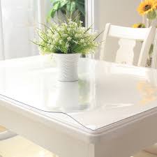 Table pads are made of a lightweight, stiff fiberboard inner core that is covered with vinyl on the top, which facilitates easy cleaning. Table Protector Clear Glass