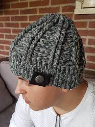 Crochet Pattern Beanie Mens Beanie Boys Beanie Pattern Hat Chunky Hat Cable Crochet Hat Crochet Mens Hat Mens Crochet Beanie Mens Hat Pattern
