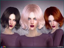 Anto Thorns Hair Sims Hair Hairstyle Womens Hairstyles