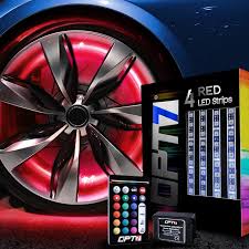 Opt7 All Color Wheel Well Led Light Kit Custom Accent Neon Strips Rim Tire Set Led Light Kits Led Lights Led Color