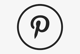 Pinterest Icon Pinterest Black White Png And Vector Social Social Media Logos Logo Banners Social Media Buttons