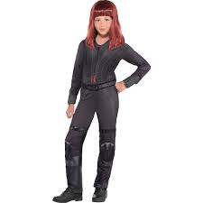Girls Black Widow Costume Captain America Civil War Party City
