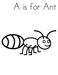 Customize and create your own original pages for free. A Is For Ant Coloring Page Coloring Sky