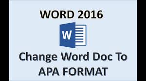 Research paper apa format each company differs and as such each may locate a distinct or one of a kind way to scrape together the capital required to launch their company. Word 2016 Apa Format How To Do An Apa Style Paper In 2017 Apa Tutorial Set Up On Microsoft Word Youtube