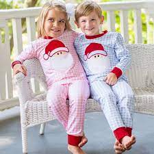 Children Christmas Pajamas Baby Boy Girl Christmas Santa Plaid Tops Pants Pajamas Sleepwear Outfits Pyjamas Kids Dropshipping Pajama Sets Aliexpress