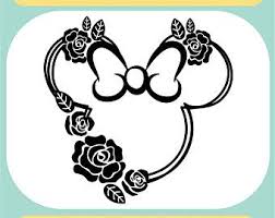 Free Free 343 Minnie Floral Svg SVG PNG EPS DXF File