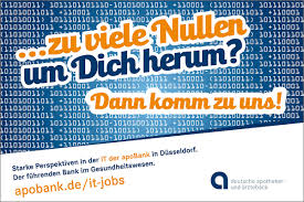 Wir bieten zahlreiche produkte und dienstleistungen speziell für ärzte und apotheker: It Recruiting Fur Die Apobank Von Nullen Und Einsen
