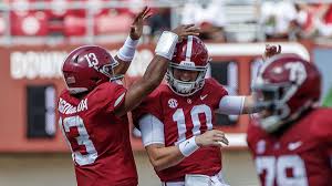 mac jones is no 3 on alabama qb depth chart