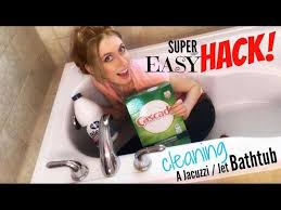 How To Clean A Jacuzzi Or Jet Tub The Easy Way Cleaning A Jacuzzi Tub Tub Cleaner Clean Jetted Tub