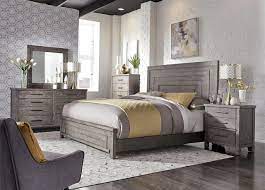 Liberty Furniture Modern Farmhouse Panel Bedroom Set In Dusty Charcoal Est Ship Time Is 8 10 Weeks