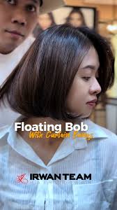 Curtain Bangs Mit Bob