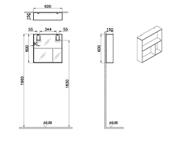 Glass shelves add an aura of sophistication and elegance while adding storage to your bathroom. Voyage Wood And Glass Bathroom Wall Cabinet Voyage Collection By Vitra Bathrooms Design Arik Levy