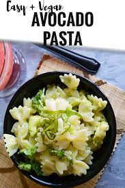 Vegan Avocado Pasta Skinny Creamy Avocado Pasta Avocado Recipes Pasta Easy Pasta Recipes
