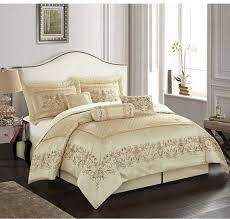 Nanshing Vivian 7 Piece Comforter Set Beige California King Reviews Home Macy S Comforter Sets Mattress Furniture Full Comforter Sets