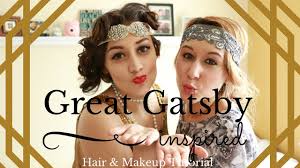 After what feels like longest hype iest wait centuries since baz luhrmann great gatsby finally here bringing heavy dose glitz glamour gush worthy hair makeup looks dying get all. Great Gatsby Inspired Makeup Hair Tutorial Long Hair 20 S Style Youtube
