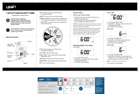 Ht8zb001 Outlet Hose Faucet Timer User Manual Orbit Irrigation Product