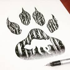Double Exposure Illustrations Of The Animal Kingdom In Thousands Of Tiny Dots Stippling Art Animal Drawings Drawings