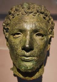 Image courtesy vanni/art resource, ny Temple Of Apollo Cyrene Libya Bronze Head Man Pikist