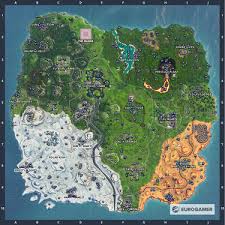 Fortnite durr burger number and fatal fields telephone location so as the challenge states were heading over past the southern spot of fatal fields to its west side. Fortnite Season 9 Woche 7 Truhe Verkaufsautomat Und Lagerfeuer In Einem Match Karte Mit Allen Fundorten Eurogamer De