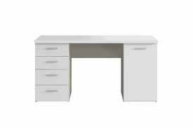 Weisser schreibtisch mit 5 schubladen schreibtisch braun und weiss 109,5 x 45 x 77,5 cm holz schreibtisch braun und grau 109,5 x 45 x 77,5 cm holz schreibtisch braun und schwarz 109,5 x 45 x 77,5 cm holz schreibtisch braun 109,5 x 45 x 77,5 cm holz. Forte Net106 Weisser Schreibtisch Mit Stauraum Mobel Letz Ihr Online Shop