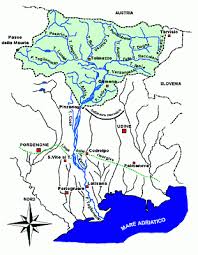 Tagliamento Fluss