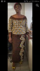 Le choix dépendra alors du pagne choisi. A Ensemble Pagne African Fashion African Fashion Dresses African Dresses For Women