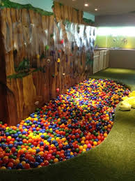 Outer Space For Kids A Place For Kids To Have Fun In Japanese Style Space With Simple Interior Design Indoor Playground Design Kids Cafe Playground Design