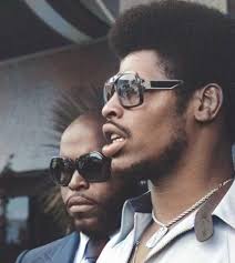 Neon" Leon Spinks, right, and his bodyguard, a younger Mr. T.