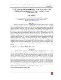 Pemecahan masalah matematika memuat pemecahan masalah sebagai perilaku kognitif dan matematika sebagai objek yang dipelajari. Https Jurnal Kaputama Ac Id Index Php Jsik Article Download 88 91