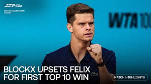 Highlights: Blockx upsets Auger-Aliassime in Madrid R3, earns biggest win of his career
