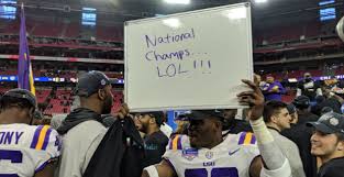 Image result for lsu national champs lol