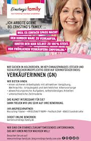 Komm Zur Ernstings Familie Verkauferinnen Gesucht Hep Holzkirchen Mein Hep De