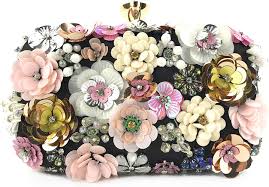 Lanpet Women Clutches Flower Evening Handbag Chain Strap Shoulder Bag:  Handbags: Amazon.com