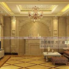 Closed up of beautiful grey curtain. Buy Roman Style Living Room Tv Sofa Backdrop Of European Home Decor Wall Bjq40 Quyang Stone In Cheap Price On Alibaba Com