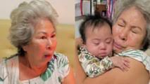Emotional moment grandma meets grandchild she didn't know existed