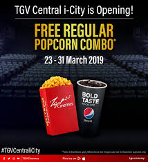 1st class comfort, tgv buffet bar, delivery of your luggage at your home. Tgv Central I City Free Movie Screenings Popcorn Combos 23 March 2019 31 March 2019