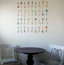 Consider these options for customizing your place. 20 Ways To Decorate A Rental Without Painting Painted Spoons Homemade Wall Decorations Diy Kitchen Decor