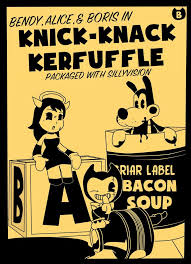 Alice Bendy Boris In Knick Knack Kerfuffle Ce By Gamerboy123456 Bendy And The Ink Machine Just Ink Retro Cartoons