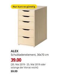 Ikea Bielefeld Alex Schubladenelement Birkenachbildung 36x70 Cm Schubladenelement Ikea Alex Schubladen Schubladen