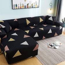 Sectional sofas are composed of multiple pieces that can be arranged to suit your living room not only are they versatile when it comes to placement but can also be a fraction of the price of living. Buy Geometric Pattern Sofa Cover For L Shaped Sectional Sofa Couch Cover Sofa Covers For Living Room At Affordable Prices Free Shipping Real Reviews With Photos Joom
