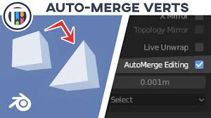 How To Auto Merge Vertices In Blender 2 8 Eevee Tutsbykai Eevee Blender Tutorial Blender
