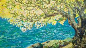 Baum an die wand malen kinderzimmer baum malen innenarchitektur. Aquarell Malen Naturlandschaft Und Gelber Baum Kunst Auf Der Wand Im Wat Bannrai Offentliches Tempel Von Thailand Lizenzfreie Fotos Bilder Und Stock Fotografie Image 45152847