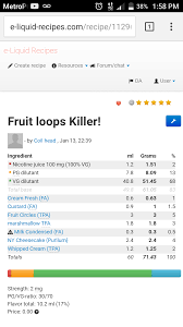 Buy nicotine salts, nicotine liquid, synthetic nicotine, pure nicotine, vegetable glycerin, and propylene glycol on sale from the best nicotine supplier. I Need Help Fruity Loops Buying A Recipe General E Liquid Recipes Forum