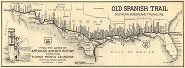 It S The Old Spanish Trail Not El Camino Real Here Is A Map Of The Old Spanish Trail That Ran From St Augustine American Road Trip Road Trip Routes Trip