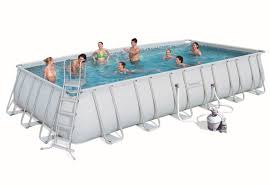Kit Piscine Rectangulaire Steel Pro Frame Pools L732x L366 X H132cm Au Meilleur Prix Chez Lekingsto Piscine Rectangulaire Piscine Tubulaire Modele De Piscine